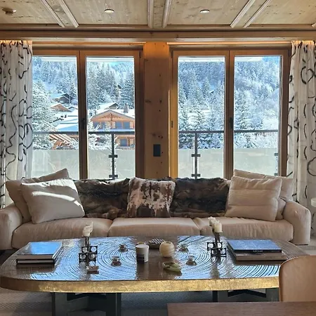 Luxurious Alpine Flat With Amenities * Гштад