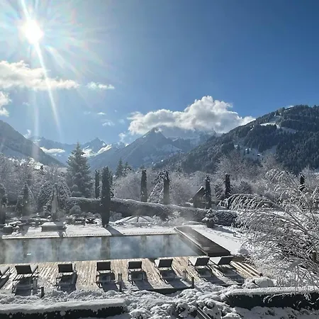 Luxurious Alpine Flat With Amenities Гштад